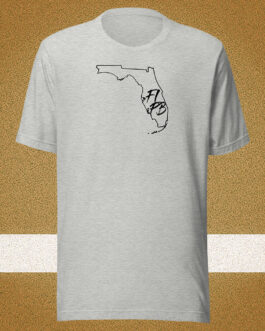 Florida State FLPB with USA Flag Back Unisex T-shirt