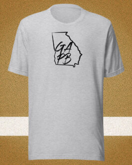 Georgia State GAPB with USA Flag Back Unisex T-shirt