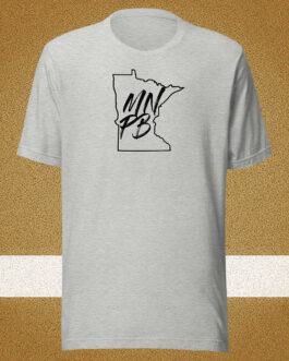 Minnesota State MNPB with USA Flag Back Unisex T-shirt