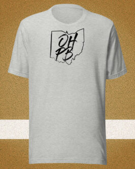 Ohio State OHPB with USA Flag Back Unisex T-shirt