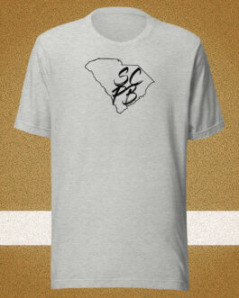 South Carolina State SCPB with USA Flag Back Unisex T-shirt