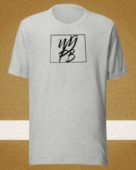 Wyoming State WYPB with USA Flag Back Unisex T-shirt